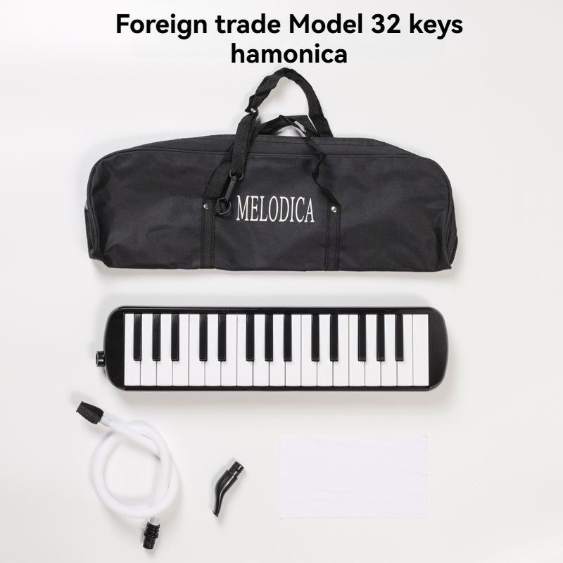 32-key melodica, 37-key melodica, student melodica, beginner melodica, musical instrument, music education, portable instrument, Australian students, classroom music - Green - Size 37