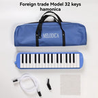 32-key melodica, 37-key melodica, student melodica, beginner melodica, musical instrument, music education, portable instrument, Australian students, classroom music - Pink - Size 32