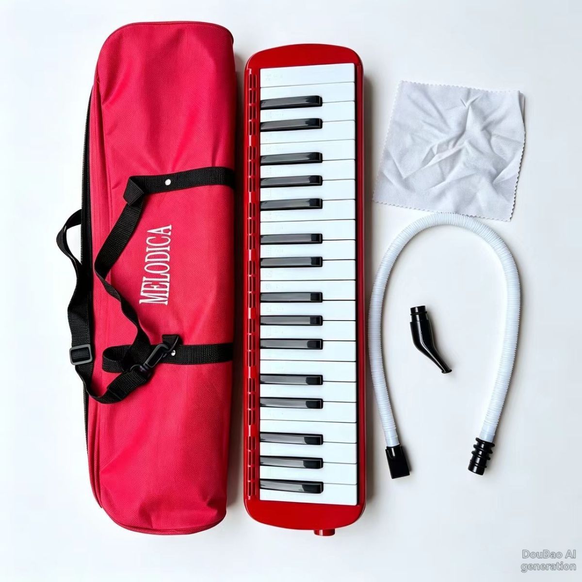 32-key melodica, 37-key melodica, student melodica, beginner melodica, musical instrument, music education, portable instrument, Australian students, classroom music - Pink - Size 32