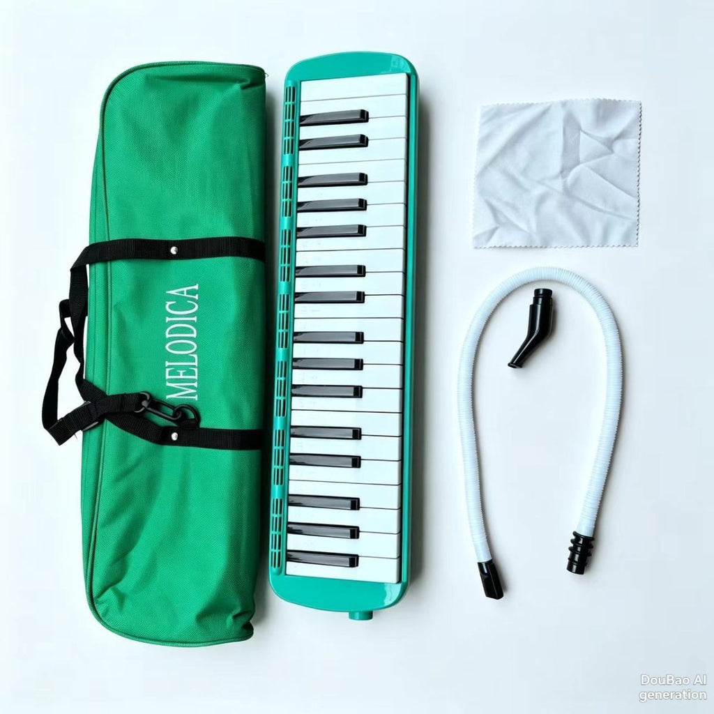 32-key melodica, 37-key melodica, student melodica, beginner melodica, musical instrument, music education, portable instrument, Australian students, classroom music - Pink - Size 37