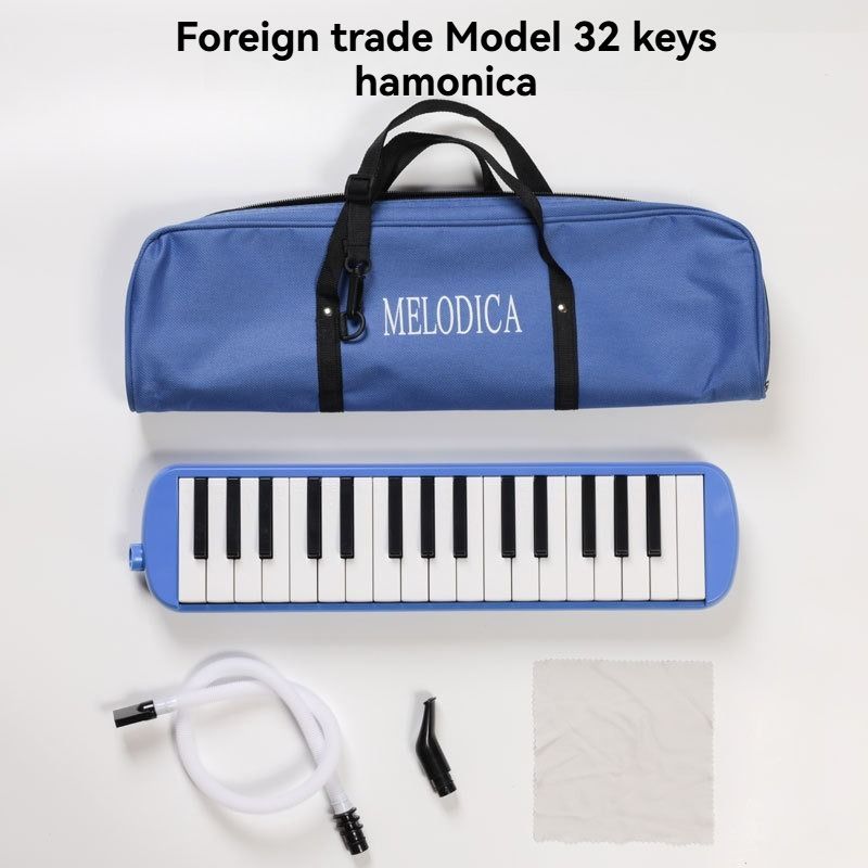 32-key melodica, 37-key melodica, student melodica, beginner melodica, musical instrument, music education, portable instrument, Australian students, classroom music - Red - Size 32