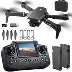 S2 MAX drone, dual-camera drone, upgraded remote control, ESC camera, long-lasting battery, 360° intelligent infrared flight, flying toy, drone gift, beginner drone, FPV drone - Gray - Size Two batteries