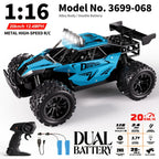 1:16 metal RC car, high-speed drifting, off-road racing car, boys toy car, 2.4GHz remote control, outdoor play toy, drift car, remote control car for kids, Australian toy - Orange - Size variable speed