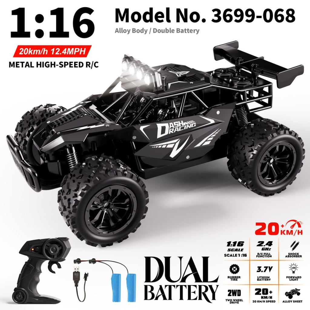 1:16 metal RC car, high-speed drifting, off-road racing car, boys toy car, 2.4GHz remote control, outdoor play toy, drift car, remote control car for kids, Australian toy - Orange - Size variable speed