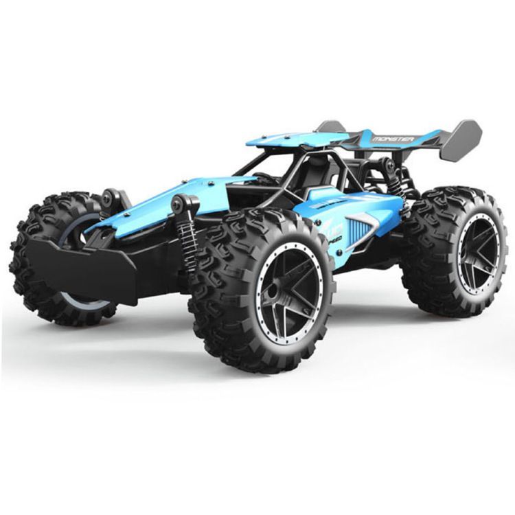 2.4G remote control car, high-speed off-road car, remote control toy for kids, four-wheel drive car, RC car with lights, outdoor toy Australia, gift for kids - Red - Size Three-electric systems