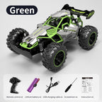 2.4G remote control car, high-speed off-road car, remote control toy for kids, four-wheel drive car, RC car with lights, outdoor toy Australia, gift for kids - Red - Size Three-electric systems