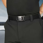 men's belt, outdoor sports belt, canvas belt, alloy automatic buckle, men's accessory, Australian belt, automatic belt men, casual belt, durable belt, travel belt - Gray - Size 150cm-59in