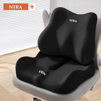 Ergonomic Seat Cushion Backrest Comfortable Seating Office Chair Cushion Lumbar - Gray - Size 01
