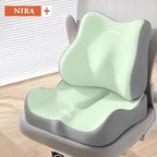 Ergonomic Seat Cushion Backrest Comfortable Seating Office Chair Cushion Lumbar - Gray - Size 01