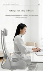 Ergonomic Seat Cushion Backrest Comfortable Seating Office Chair Cushion Lumbar - Pink - Size 01