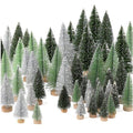 Mini Christmas Trees 30-Piece Set Christmas Decorations Festive Decor Holiday - Green - Size 01