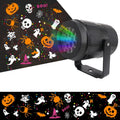 LED Christmas Projection Light Christmas Decorations Winter Wonderland Decor - Black - Size Halloween