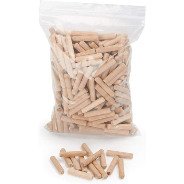 Wood Dowels Beech Wood Dowels Woodworking Supplies Drilling Dowels DIY - Wood color - Size 10-80mm