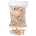 Wood Dowels Beech Wood Dowels Woodworking Supplies Drilling Dowels DIY - Wood color - Size 6-20mm