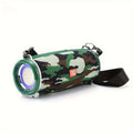Portable Wireless Speaker Bluetooth Speaker Flashing LED Lights Party Speaker - Camouflage - Size 01