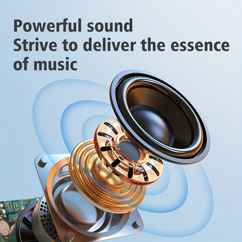 EALOT S32 Wireless Bluetooth Speaker Portable Speaker Powerful Bass TWS - Black - Size 001