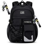 Teenager Backpack Safe Materials Backpack Multiple Compartments Backpack Ample - Blue - Size 47-34CM