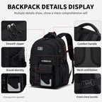 Teenager Backpack Safe Materials Backpack Multiple Compartments Backpack Ample - Pink - Size 44-32CM