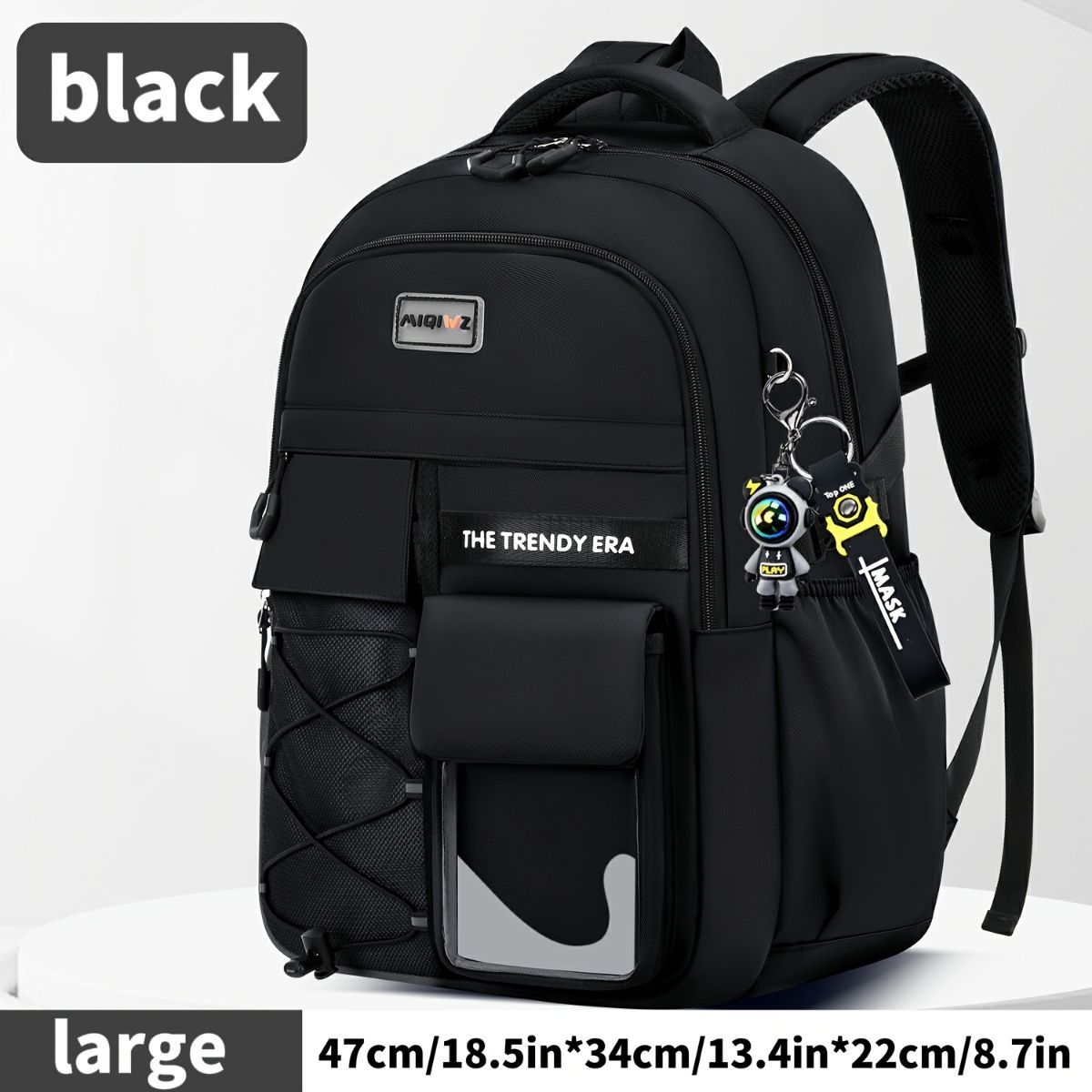 Teenager Backpack Safe Materials Backpack Multiple Compartments Backpack Ample - White - Size 44-32CM