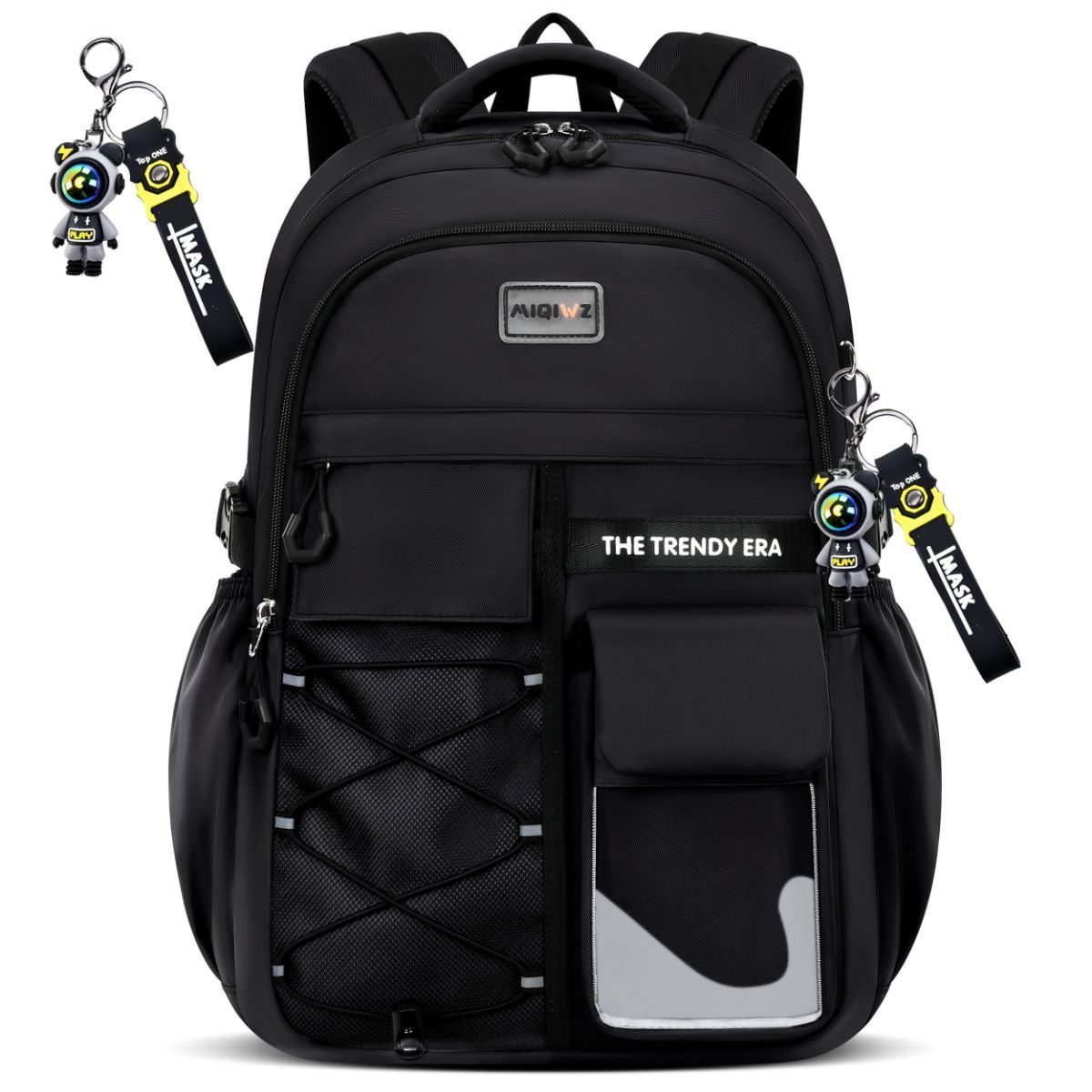 Teenager Backpack Safe Materials Backpack Multiple Compartments Backpack Ample - White - Size 47-34CM