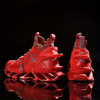 Men'S Casual Shoes Blade Style Shoes Breathable Sports Shoes Shock Absorbing - White - Size 43