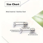 White Synthetic Diamond Earrings Embossed Floral Pattern Stud Earrings - Multi-color - Size 01