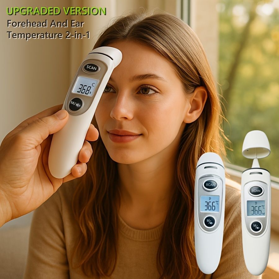 3-In-1 Thermometer Non-Contact Thermometer Forehead Thermometer Ear Thermometer