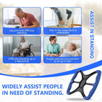 Lift Assist for Elderly,Aids for Disabled and Elderly with No-Slip Grip Handles,Standing Aids & Supports to Transfer Elderly, Senior, Bariatric, Patient Or Disabled,As Seen On Tv - Purple - Size 9.6in