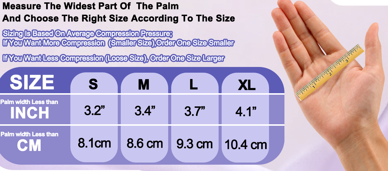 2-Pair Arthritis Compression Gloves- for Hand Arthritis, Carpal Tunnel Pain, Rheumatoid Arthritis, RSI, Fingerless, Anti-Slip, Breathable Gloves for Men & Women, Typing, Daily Use - Pink - Size S