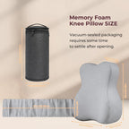 Side Sleeper Knee Pillow Hip Pain Relief Sciatica Pain Relief Ergonomic Leg - Blue - Size 35cm*25cm*16cm