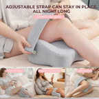 Side Sleeper Knee Pillow Hip Pain Relief Sciatica Pain Relief Ergonomic Leg - Pink - Size 35cm*25cm*16cm