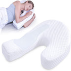 Side Sleeper Pillow with Arm Hole, Ergonomic Memory Foam Arm Pillow for Shoulder Comfort, Side Sleeping Support for Neck and Back, Removable Washable Cover, for Side  Sleepers - Gray - Size 58cm*43cm