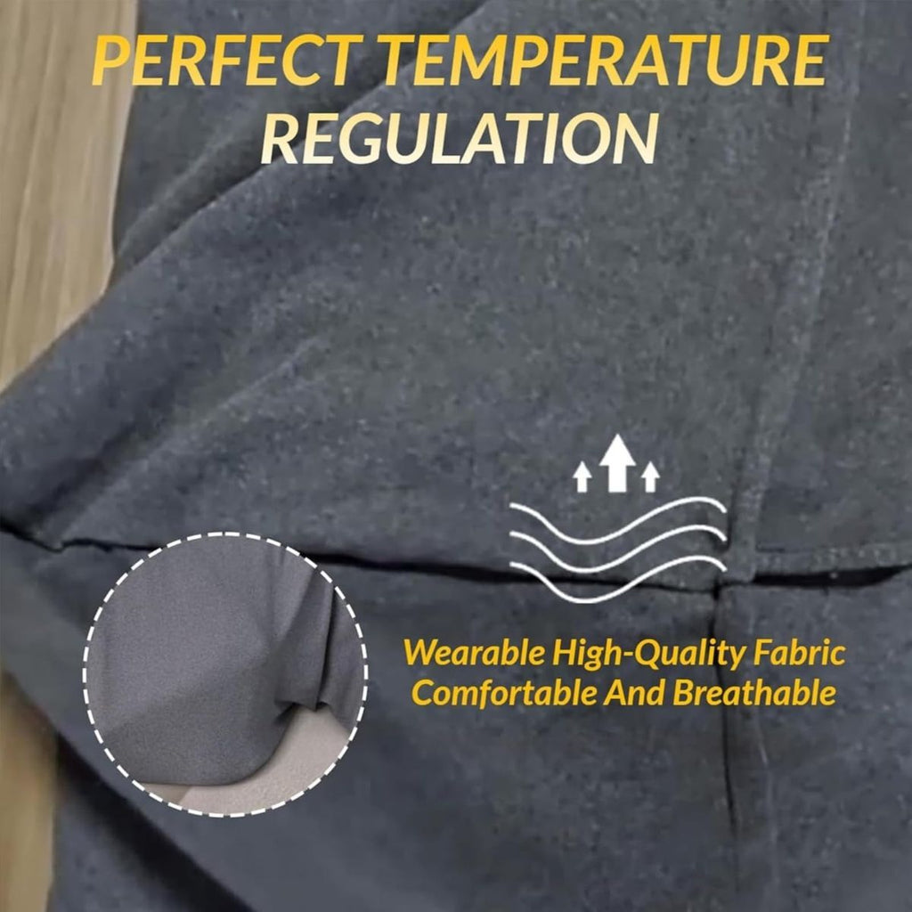 Sleep Pod - Wearable Blanket Hoodie for Anxiety Relief & Deep Sleep, Portable Personal Sleeping Bag for Travel, Camping and Cozy Lounging - Blue - Size 150cm*40cm