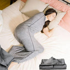 Sleep Pod - Wearable Blanket Hoodie for Anxiety Relief & Deep Sleep, Portable Personal Sleeping Bag for Travel, Camping and Cozy Lounging - Gray - Size 185cm*45cm