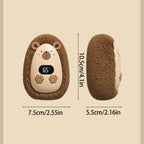 Rechargeable Hand Warmer Plush Animal Hand Warmer USB Hand Warmer 3-Setting - Brown - Size Fits Adult Hands