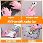 Rechargeable Wireless Heated Gloves Women'S Heated Gloves Fingerless Heated - Black - Size Fits Adult Hands