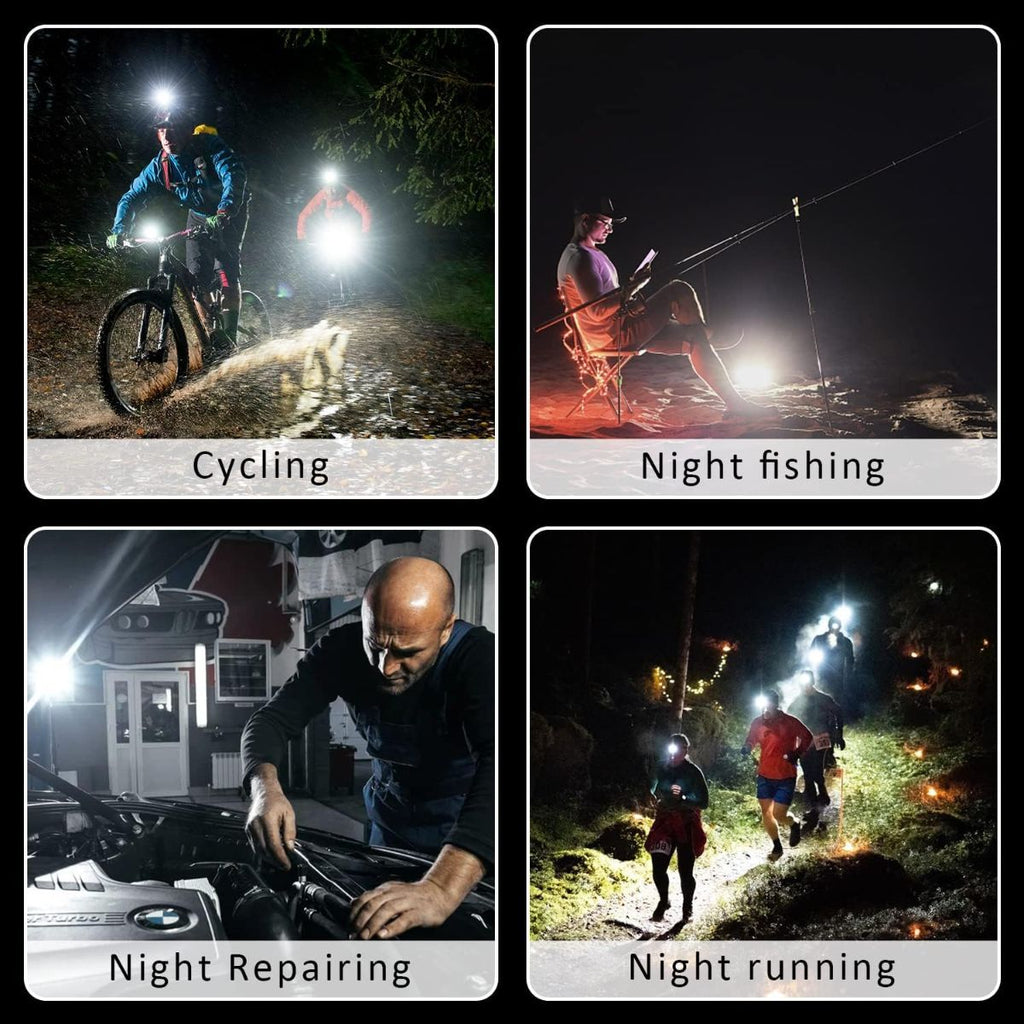 COB Rechargeable Keychain Flashlight 2Pack, High Lumen Super Bright LED Work Light with Magnet,Clip,Bottle Opener for Dog Walking,Car Repair, Emergency,Camping,EDC