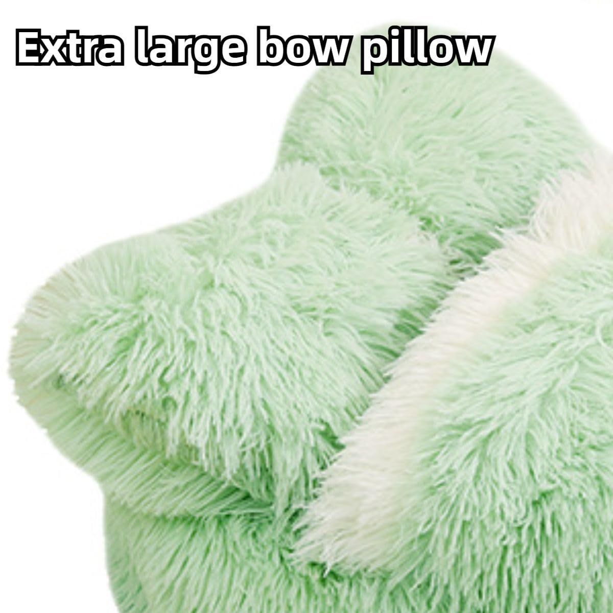 Dog Bed with Cover Cave, Orthopedic Dog Bed with Blanket, Pet Bed Cozy Cuddler Mat, Anti-Anxiety Calming Pad for Puppy Cat - Green - Size 24.07"L x 15.75"W x 3.54"Th