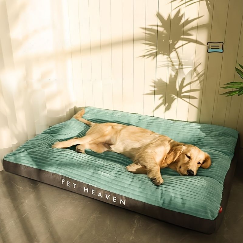Warm Dog Bed Washable Pet Bed Non-Slip Dog Bed High Backrest Dog Bed Thick Dog - Gray - Size 31.5*25.6in