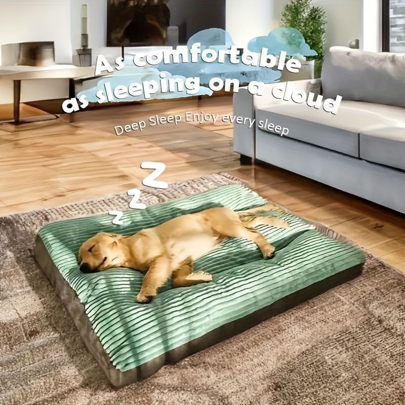 Warm Dog Bed Washable Pet Bed Non-Slip Dog Bed High Backrest Dog Bed Thick Dog - Gray - Size 31.5*25.6in