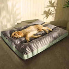 Warm Dog Bed Washable Pet Bed Non-Slip Dog Bed High Backrest Dog Bed Thick Dog - Gray - Size 47*37.4in