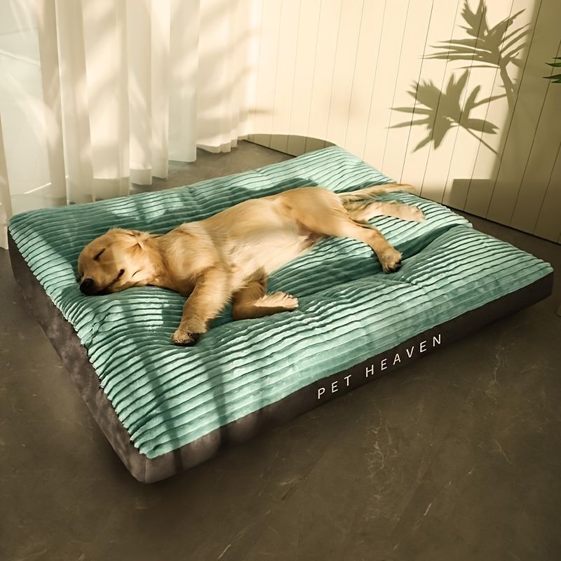Warm Dog Bed Washable Pet Bed Non-Slip Dog Bed High Backrest Dog Bed Thick Dog - Gray - Size 47*37.4in