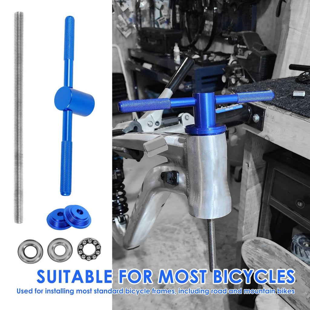 Bike Headset Press Tool - Universal Bicycle Headset Bearing Press-in Tool - Bike Headset Cup and Bottom Bracket Press Installer Accessories for Bicycle Repair
