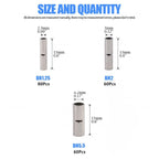 BN200pcs Tubular BN Crimp Terminals and HS-40J Crimping Pliers Set