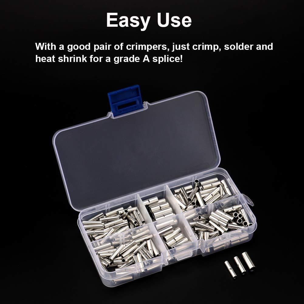 BN200pcs Tubular BN Crimp Terminals and HS-40J Crimping Pliers Set