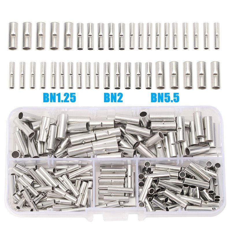 BN200pcs Tubular BN Crimp Terminals and HS-40J Crimping Pliers Set