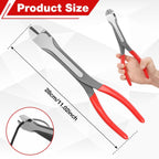 11 inch Diagonal Cutting Pliers - Chromium Vanadium Steel Heavy Duty Side Pliers, High Leverage Wire Cutter for Wires, Cables, Steel Wires and Zippers