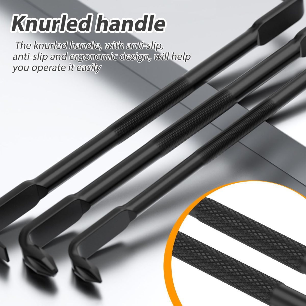 3Pcs Right Angle Offset Screwdriver Set - L Type 90 Degree Double End Screwdriver, 15mm Elbow Design, Low Profile Magnetic Offset Screwdriver for Tight Narrow Space