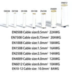 1100-Piece EN Tubular Bare Terminals and Crimping Pliers Set