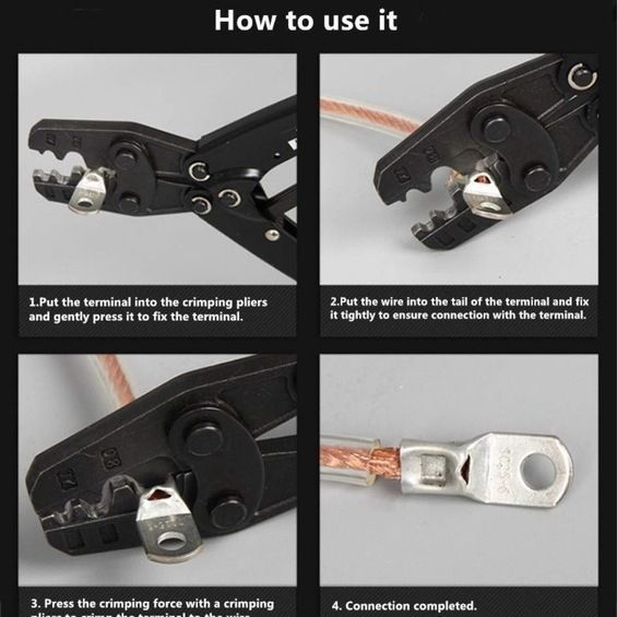 70pcs SC Series Crimp Terminals, Open Barrel Wire Lugs, Boxed Bare Copper Connectors